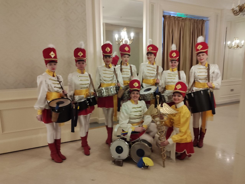 Барабанщицы на праздник в Киеве